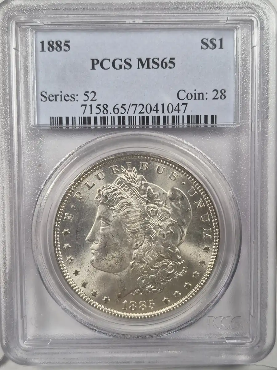 1885-$1-Morgan-Silver-Dollar-#19